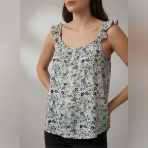 Market & Spruce Botanical Print Top
